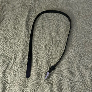 Gap brown genuine leather belt with a silver rectangle buckle xs